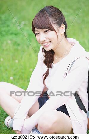 Young attractive Japanese female University student portrait View Large Photo Image Stock Photography - Young attractive Japanese female University student portrait. Fotosearch