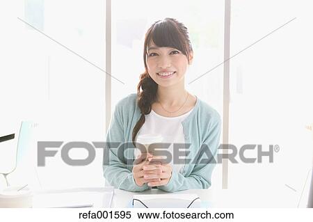 Young attractive Japanese female University student portrait View Large Photo Image Stock Photography - Young attractive Japanese female University student portrait. Fotosearch
