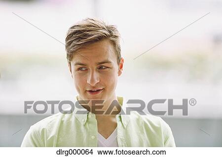 Picture - Young Caucasian University student portrait. Fotosearch