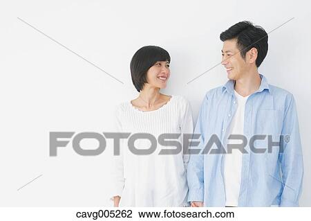 Young Japanese couple View Large Photo Image Stock Image - Young Japanese couple. Fotosearch