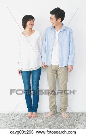 Stock Image - Young Japanese couple. Fotosearch