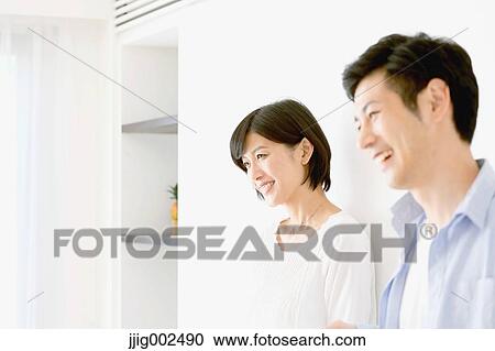 Young Japanese couple View Large Photo Image Stock Image - Young Japanese couple. Fotosearch
