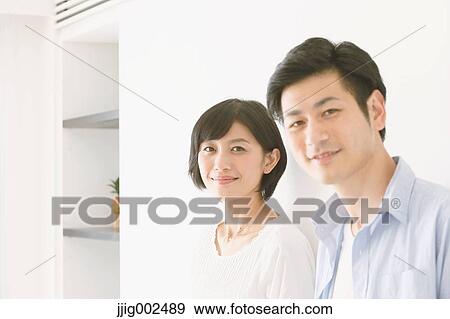 Young Japanese couple View Large Photo Image Stock Photo - Young Japanese couple. Fotosearch