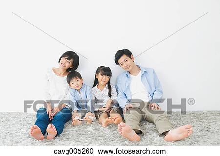 Young Japanese family View Large Photo Image Stock Image - Young Japanese family. Fotosearch