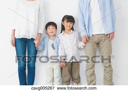 Young Japanese family View Large Photo Image Stock Photo - Young Japanese family. Fotosearch