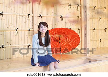 Young Japanese woman enjoying foot spa in Kawagoe, Japan View Large Photo Image Stock Photo - Young Japanese woman enjoying foot spa in Kawagoe, Japan. Fotosearch