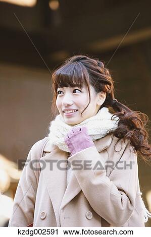 Young Japanese woman enjoying trip in Kawagoe, Japan View Large Photo Image Stock Image - Young Japanese woman enjoying trip in Kawagoe, Japan. Fotosearch