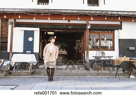 Young Japanese woman enjoying trip in Kawagoe, Japan View Large Photo Image Stock Image - Young Japanese woman enjoying trip in Kawagoe, Japan. Fotosearch