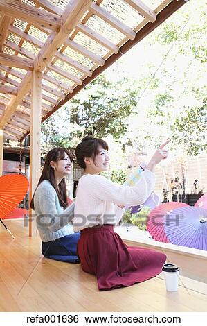 Young Japanese women enjoying foot spa in Kawagoe, Japan View Large Photo Image Stock Photograph - Young Japanese women enjoying foot spa in Kawagoe, Japan. Fotosearch