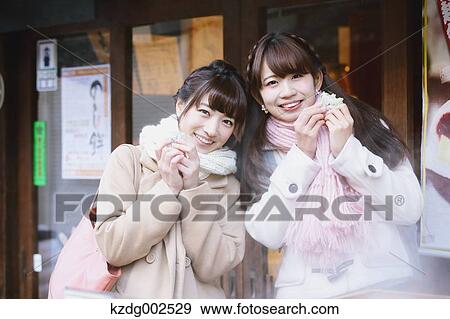 Young Japanese women enjoying trip in Kawagoe, Japan View Large Photo Image Stock Photo - Young Japanese women enjoying trip in Kawagoe, Japan. Fotosearch