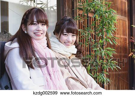 Young Japanese women enjoying trip in Kawagoe, Japan View Large Photo Image Stock Photo - Young Japanese women enjoying trip in Kawagoe, Japan. Fotosearch