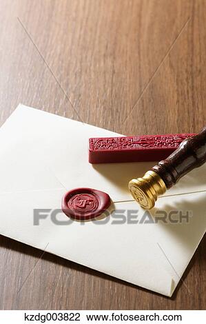 Stock Image - Antique letter. Fotosearch