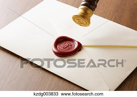 Stock Image - Antique letter. Fotosearch
