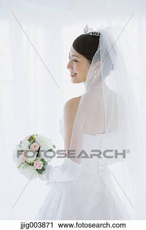 Attractive Japanese bride View Large Photo Image Stock Image - Attractive Japanese bride. Fotosearch