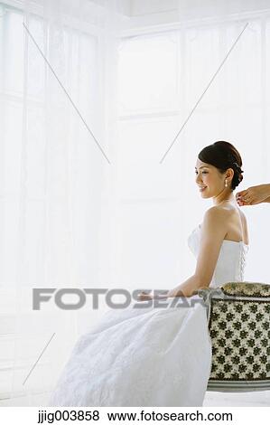 Stock Photo - Attractive Japanese bride. Fotosearch