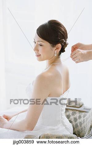 Stock Photo - Attractive Japanese bride. Fotosearch