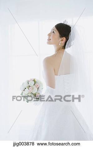 Attractive Japanese bride View Large Photo Image Stock Photo - Attractive Japanese bride. Fotosearch