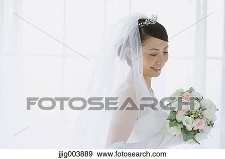 Attractive Japanese bride View Large Photo Image Stock Photo - Attractive Japanese bride. Fotosearch