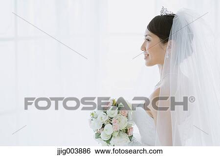 Attractive Japanese bride View Large Photo Image Stock Photograph - Attractive Japanese bride. Fotosearch