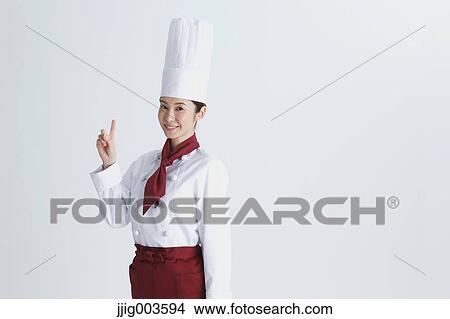 Attractive Japanese chef View Large Photo Image Picture - Attractive Japanese chef. Fotosearch