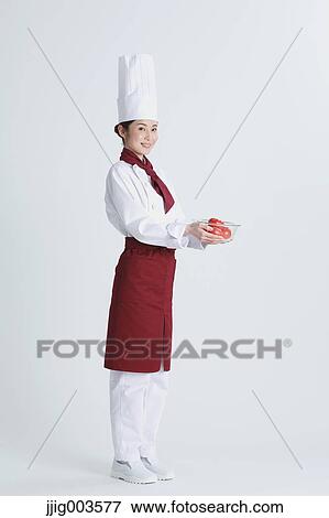 Attractive Japanese chef View Large Photo Image Stock Photo - Attractive Japanese chef. Fotosearch