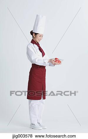 Attractive Japanese chef View Large Photo Image Stock Photo - Attractive Japanese chef. Fotosearch