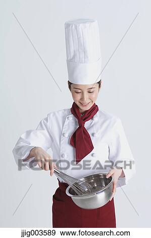 Attractive Japanese chef View Large Photo Image Stock Photo - Attractive Japanese chef. Fotosearch