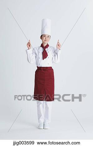 Stock Photo - Attractive Japanese chef. Fotosearch