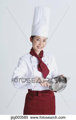 Attractive Japanese chef View Large Photo Image Stock Photography - Attractive Japanese chef. Fotosearch