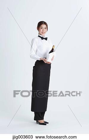 Attractive Japanese sommelier View Large Photo Image Stock Image - Attractive Japanese sommelier. Fotosearch