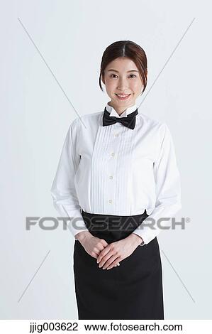Attractive Japanese sommelier View Large Photo Image Stock Image - Attractive Japanese sommelier. Fotosearch