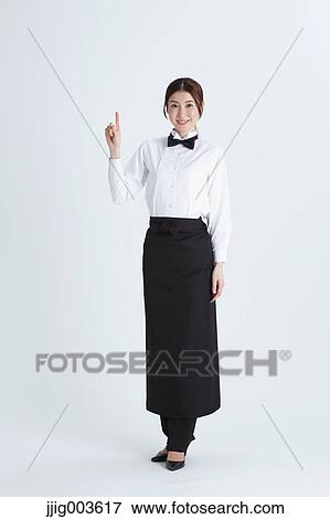 Attractive Japanese sommelier View Large Photo Image Stock Photo - Attractive Japanese sommelier. Fotosearch