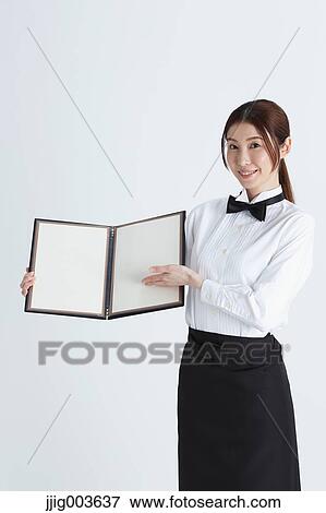 Attractive Japanese sommelier View Large Photo Image Stock Photo - Attractive Japanese sommelier. Fotosearch