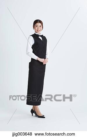 Attractive Japanese sommelier View Large Photo Image Stock Photo - Attractive Japanese sommelier. Fotosearch