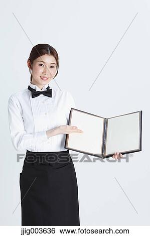 Attractive Japanese sommelier View Large Photo Image Stock Photograph - Attractive Japanese sommelier. Fotosearch