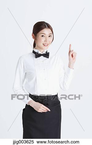 Attractive Japanese sommelier View Large Photo Image Stock Photography - Attractive Japanese sommelier. Fotosearch