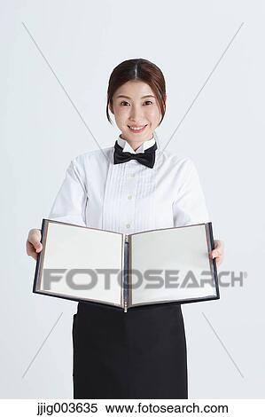 Attractive Japanese sommelier View Large Photo Image Stock Photography - Attractive Japanese sommelier. Fotosearch