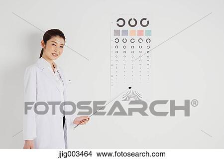 Picture - Attractive Japanese woman doctor. Fotosearch