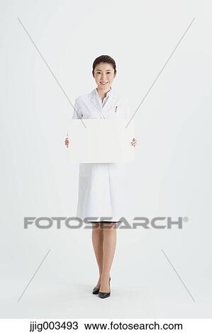 Stock Image - Attractive Japanese woman doctor. Fotosearch