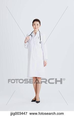Attractive Japanese woman doctor View Large Photo Image Stock Photo - Attractive Japanese woman doctor. Fotosearch