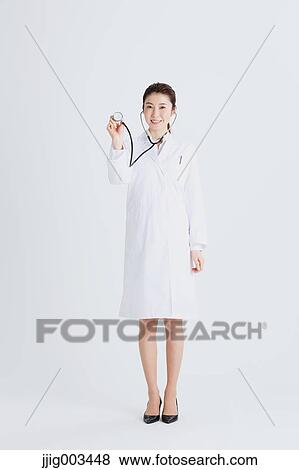 Stock Photo - Attractive Japanese woman doctor. Fotosearch