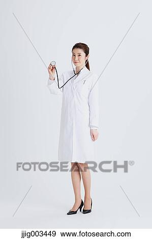 Stock Photo - Attractive Japanese woman doctor. Fotosearch