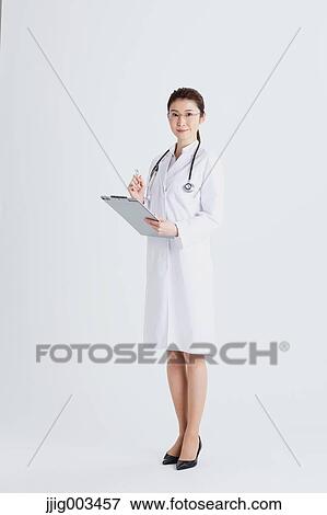 Stock Photo - Attractive Japanese woman doctor. Fotosearch