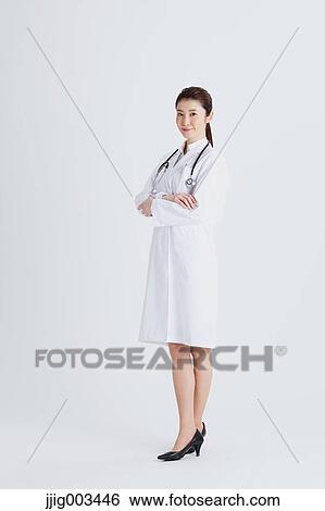 Stock Photograph - Attractive Japanese woman doctor. Fotosearch