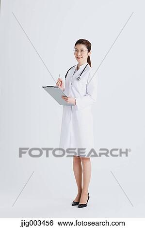 Stock Photograph - Attractive Japanese woman doctor. Fotosearch