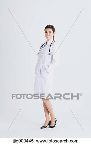Attractive Japanese woman doctor View Large Photo Image Stock Photography - Attractive Japanese woman doctor. Fotosearch