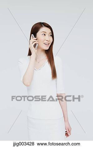 Stock Photo - Attractive Japanese woman. Fotosearch