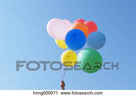 Balloons in the sky View Large Photo Image Stock Image - Balloons in the sky. Fotosearch