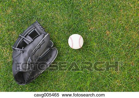 Baseball equipment on grass View Large Photo Image Stock Photography - Baseball equipment on grass. Fotosearch