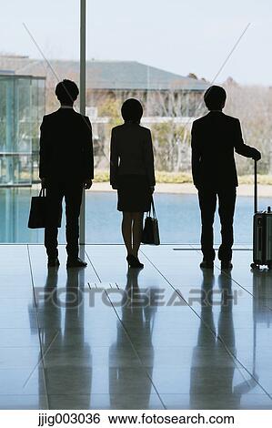 Business people at the airport View Large Photo Image Stock Photograph - Business people at the airport. Fotosearch